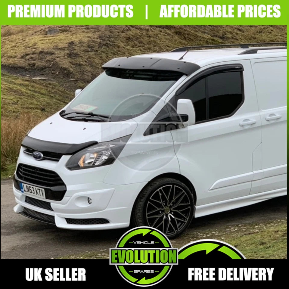 SUNVISOR & BONNET GUARD DEFLECTOR SUN VISOR FITS FORD TRANSIT CUSTOM 2013-2022