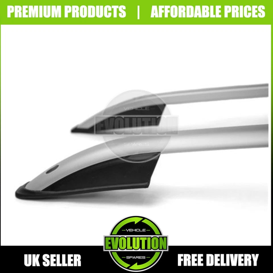 ROOF RAILS BARS SILVER RACK ALUMINIUM FOR FORD TRANSIT CONNECT 2003-2014 SWB