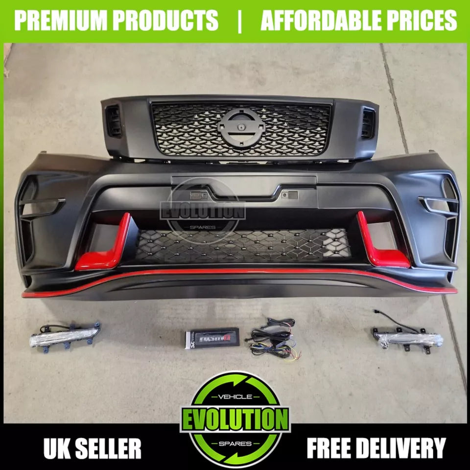 Front Bumper and Grille Nismo Up Grade Body Kit fits Nissan Navara 2016-2022