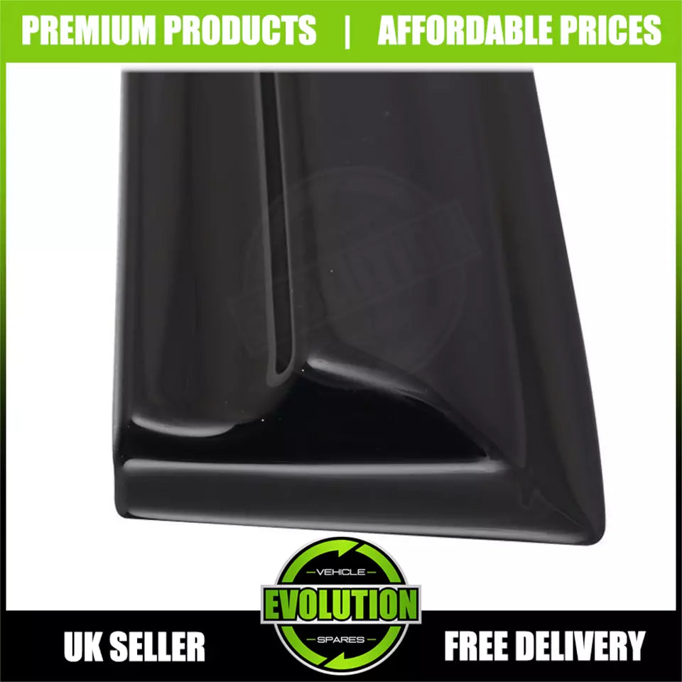 WIND RAIN SUN SMOKE GUARD DEFLECTORS GLOSS FOR FORD TRANSIT MK8 2014-2023