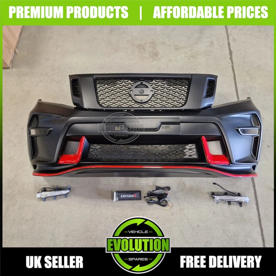 Front Bumper and Grille Nismo Up Grade Body Kit fits Nissan Navara 2016-2022
