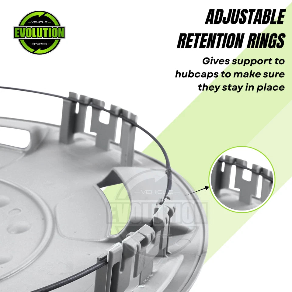 16" Wheel Trims Hub Caps Set of 4 Fits Ford Transit MK6 MK7 MK8 2000–2025