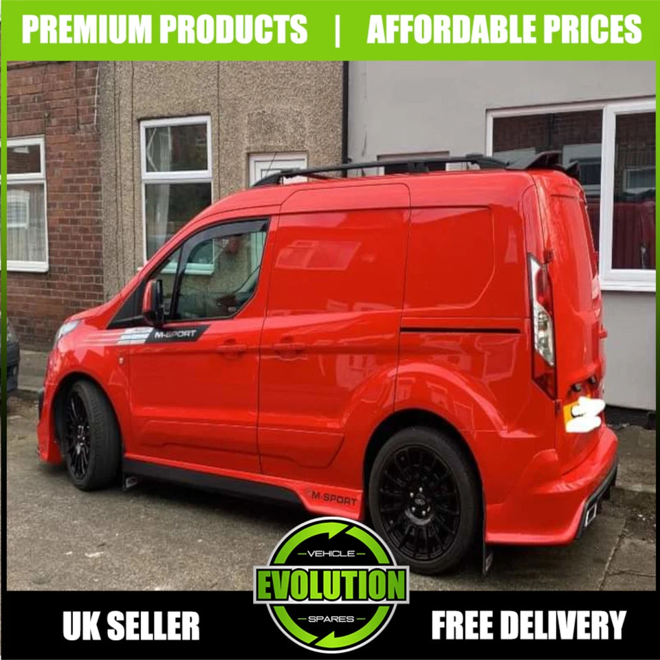 TO FIT FORD TRANSIT CONNECT SWB 2013+ ROOF RACK RAILS BARS OEM QUALITY BLACK