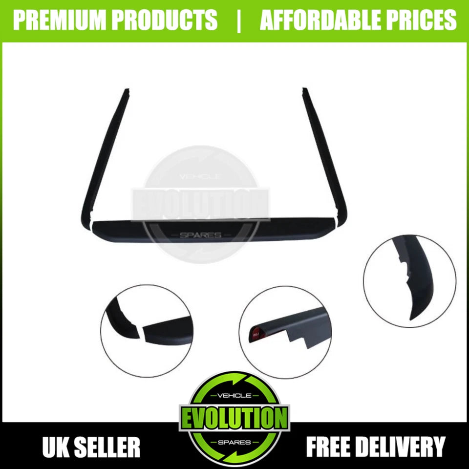 LOAD BED RAIL CAPS PROTECTOR 3 PC SET TAILGATE FOR NISSAN NAVARA NP300 2016-2022