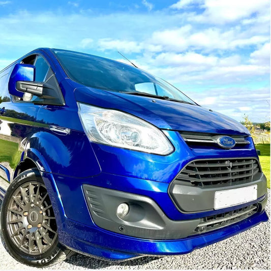 New It's free to sell on eBay Excludes Vehicles and business sellers Sell one like this  Share TO FIT FORD TRANSIT CUSTOM 2013-2017 FRONT BUMPER LIP DIFFUSER SPOILER PLASTIC