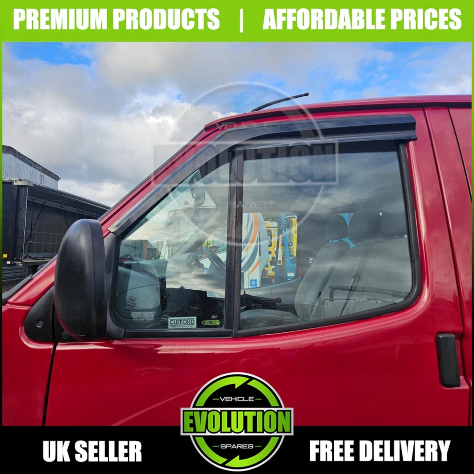 WIND RAIN SUN SMOKE GUARD DEFLECTORS TO FIT Ford Transit MK5 1994-2002
