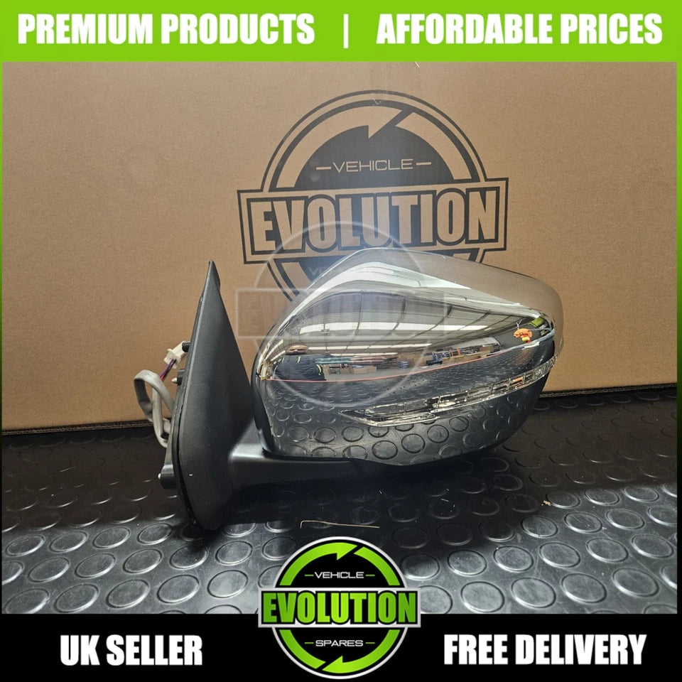 DOOR WING MIRROR ELECTRIC HEATED LED FIT NISSAN NAVARA 2016-2023 PASSENGER LEFT