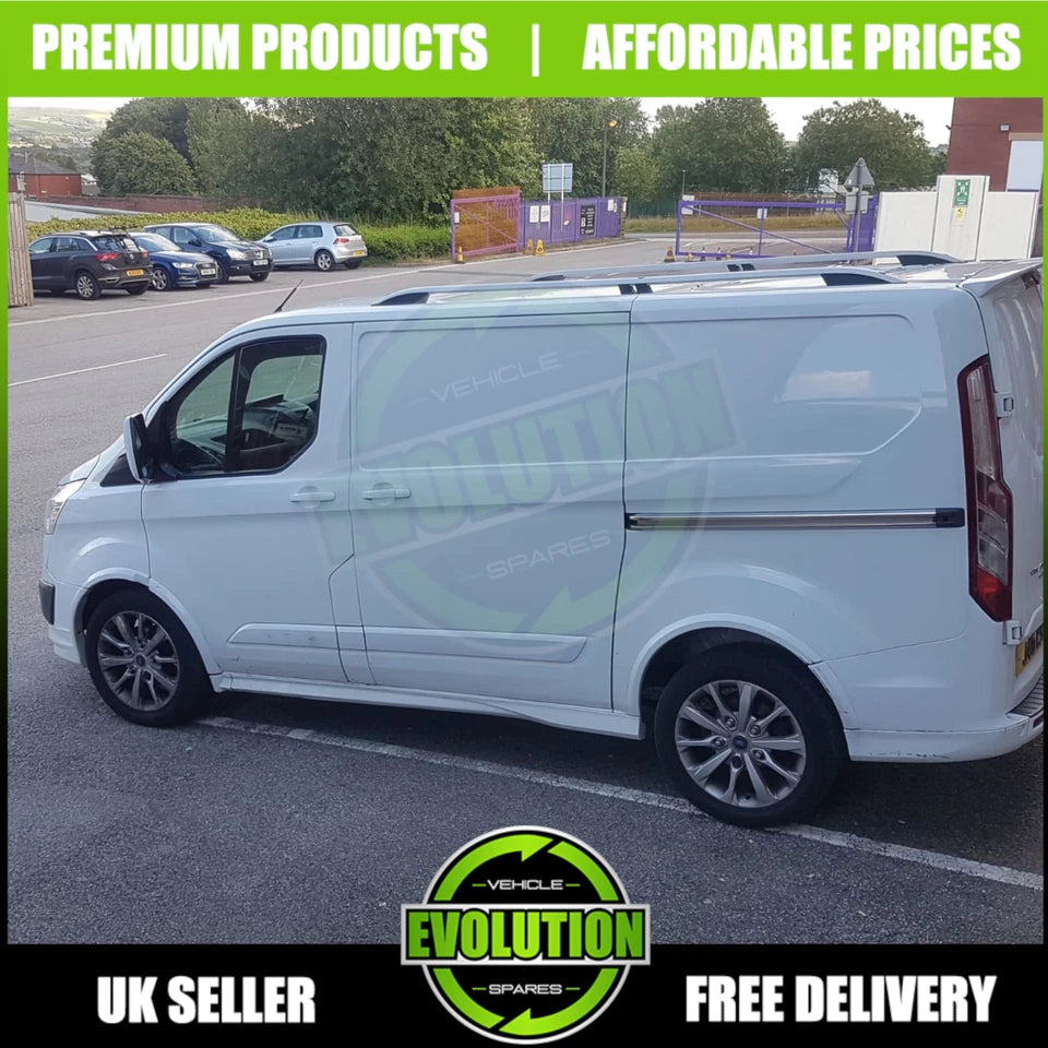 ROOF RAILS BARS SILVER RACK BAR SWB FITS FORD TRANSIT CUSTOM 2013-2022