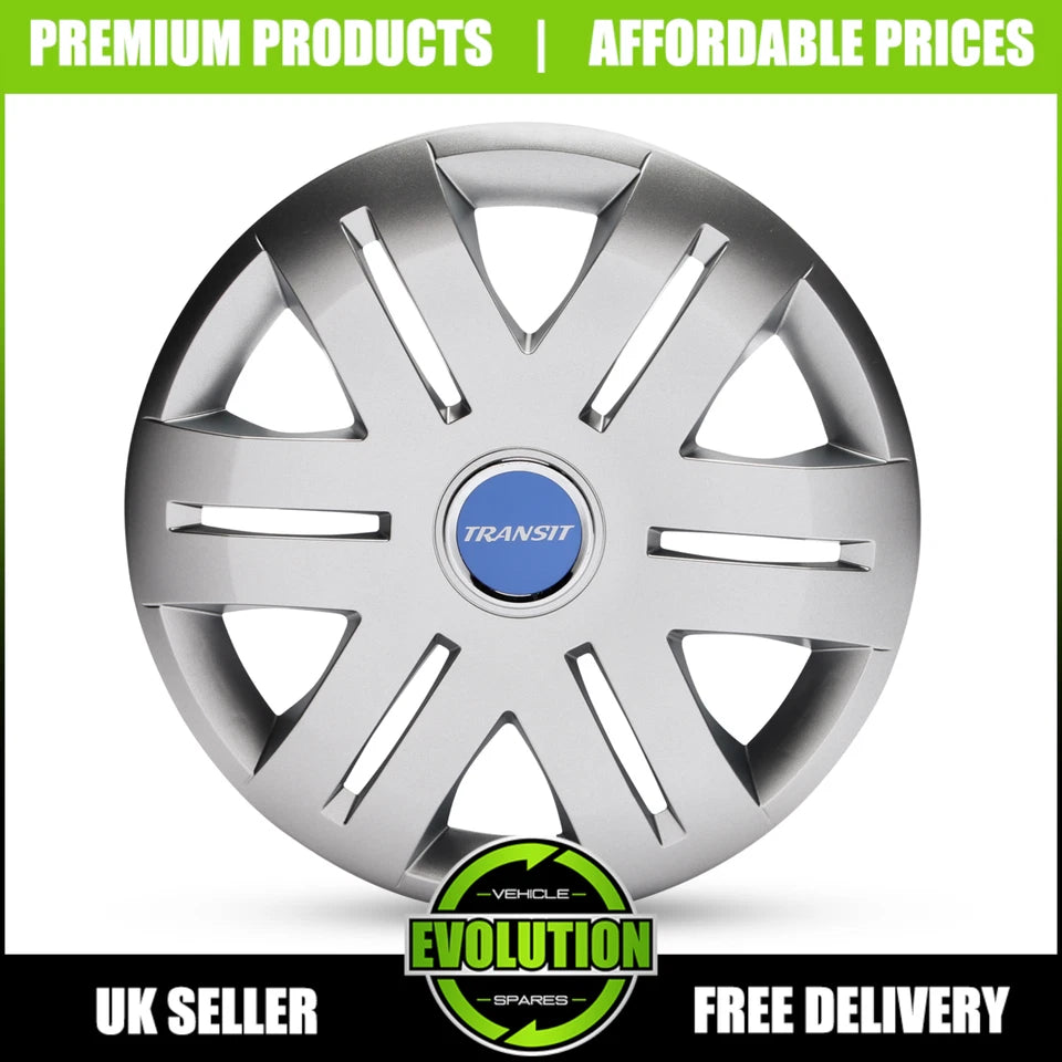 16" WHEEL TRIMS COVERS RIMS HUB CAPS TO FIT FORD TRANSIT MK8 2013-2025