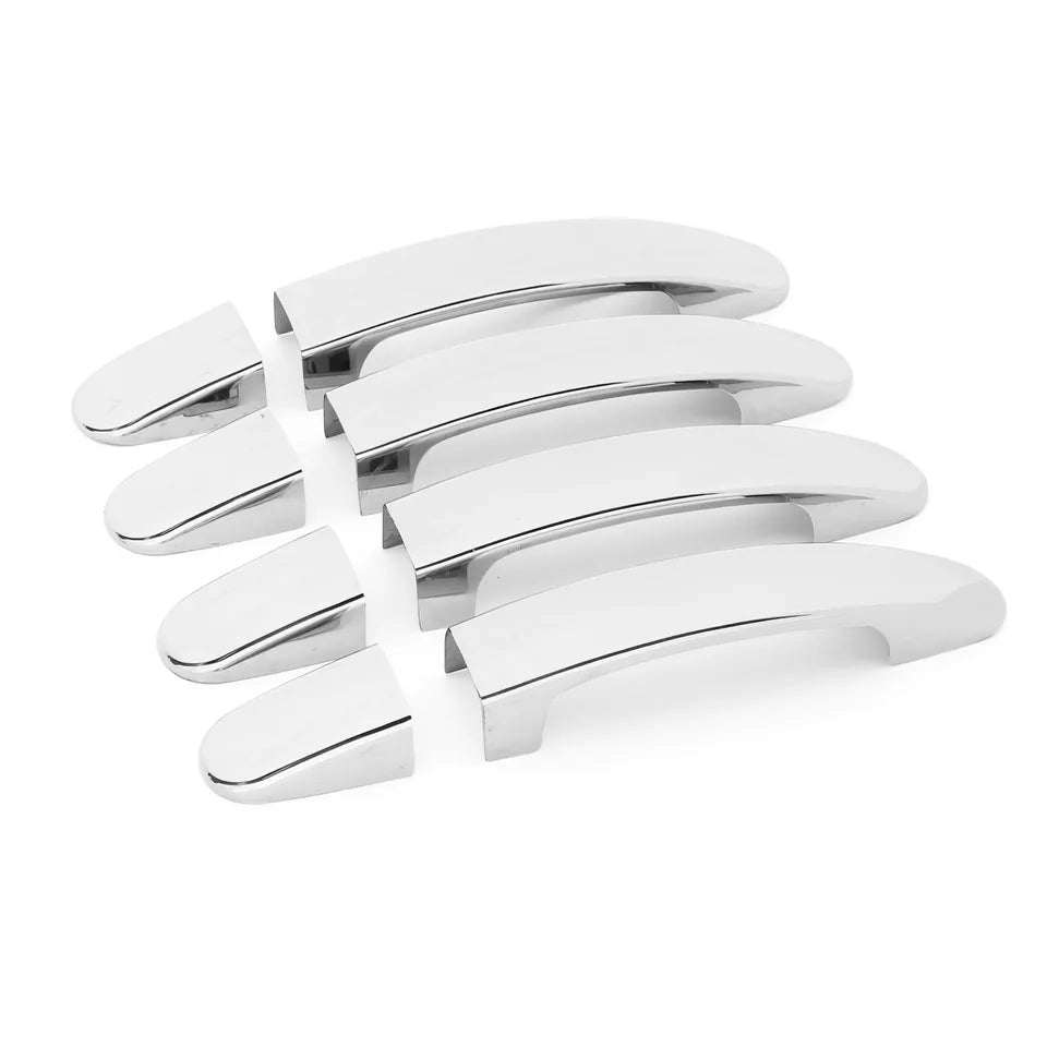 FITS TRANSIT CONNECT CHROME DOOR HANDLE SET HANDLES 2014-19 KIT STAINLESS STEEL