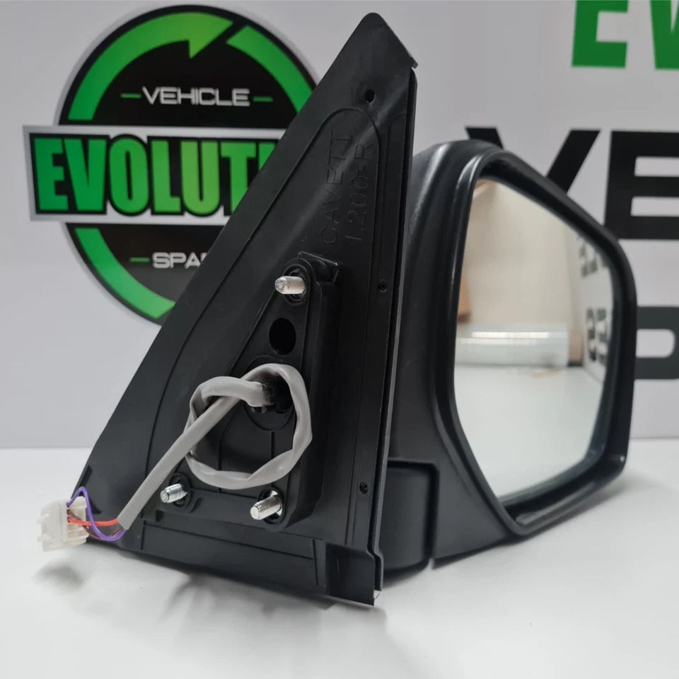 For Mitsubishi L200 Wing Door Mirror Pickup 2006-15 Black Electric Drivers Side