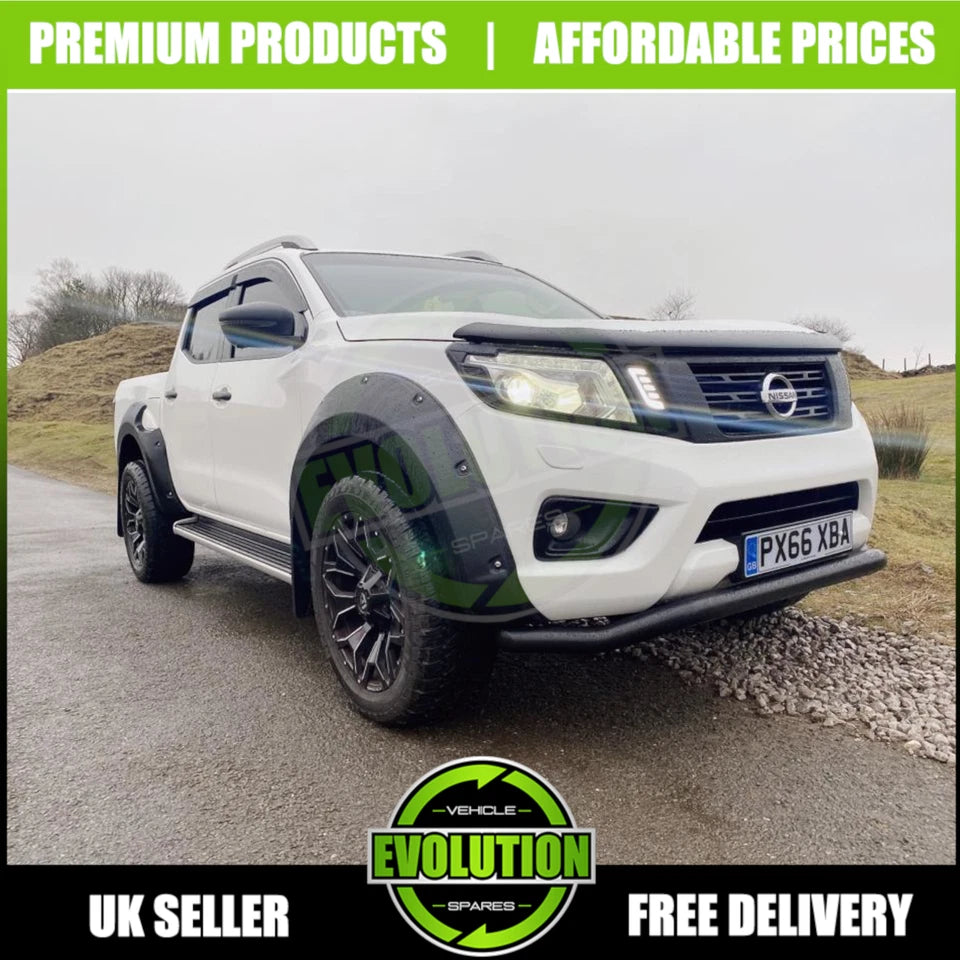 FITS Nissan Navara NP300 2016-2022 Wide Body Wheel Arches Fender Flares ADD BLUE