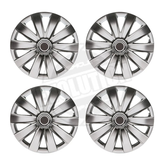 15" WHEEL TRIMS TO FIT FORD TRANSIT VAN MK8 2013- SET OF 4 BRAND NEW HUB CAPS