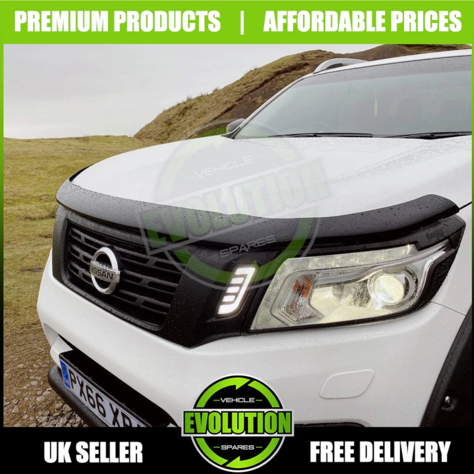 BONNET GUARD BUG BRA DEFLECTOR FITS Nissan NAVARA 2016-2022