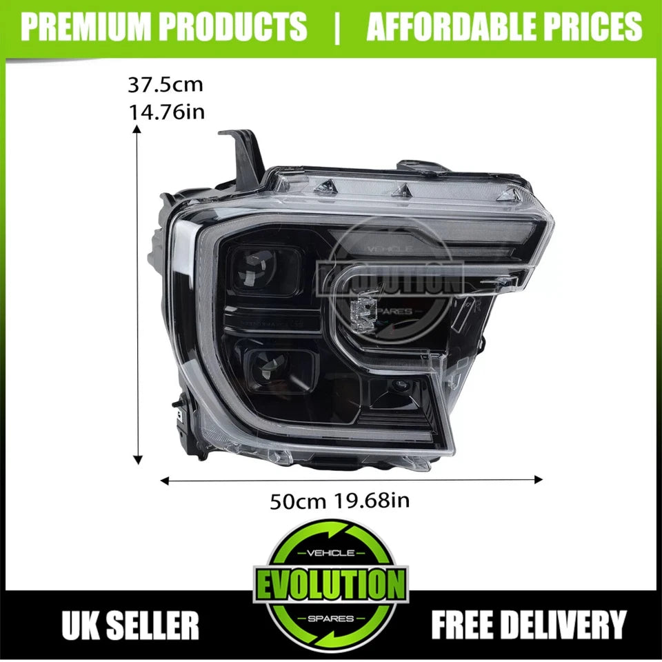 Drivers side Right LED Headlight For Ford Ranger T9 2022-2025 Front Light RH