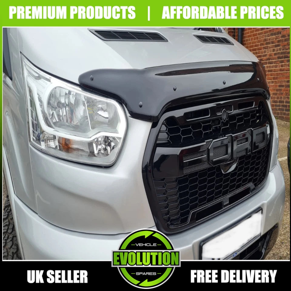 BONNET GUARD BUG DEFLECTOR PROTECTOR TO FIT FORD TRANSIT 2013-2019 MK8