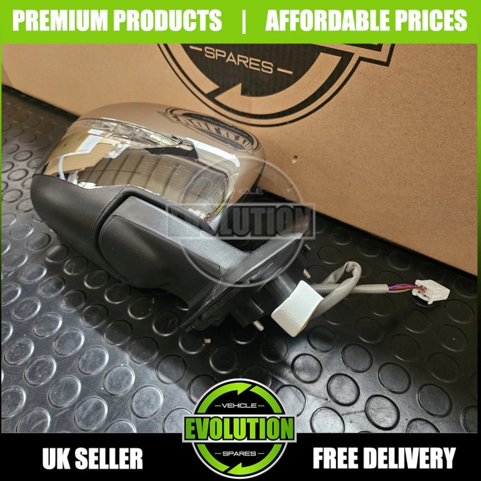 DOOR WING MIRROR ELECTRIC HEATED LED FITS NISSAN NAVARA 2016-2022 DRIVERS RIGHT