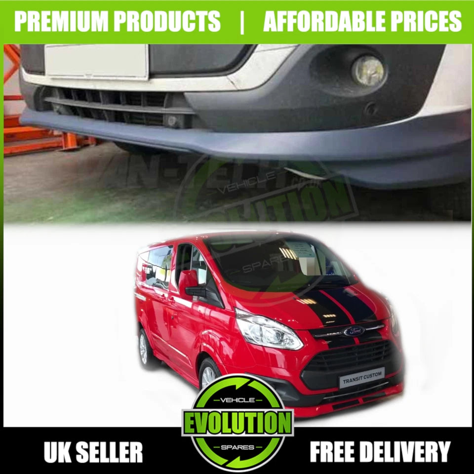 New It's free to sell on eBay Excludes Vehicles and business sellers Sell one like this  Share FRONT BUMPER LIP SPOILER TO FIT FORD TRANSIT CUSTOM 2013-2017 SPORT DIFFUSER