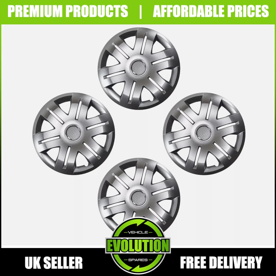 16" WHEEL TRIMS HUB CAPS RIMS COVERS TO FIT FORD TRANSIT CUSTOM 2013-2025