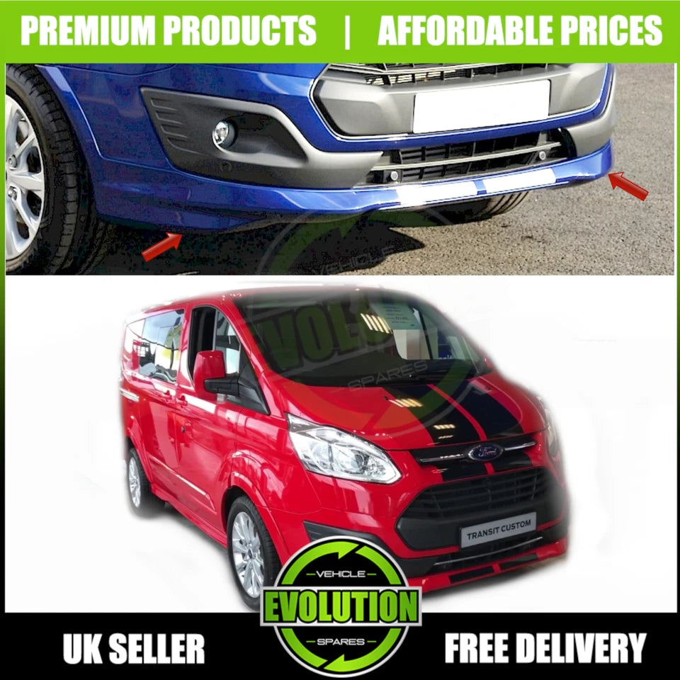 New It's free to sell on eBay Excludes Vehicles and business sellers Sell one like this  Share FRONT BUMPER LIP SPOILER TO FIT FORD TRANSIT CUSTOM 2013-2017 SPORT DIFFUSER